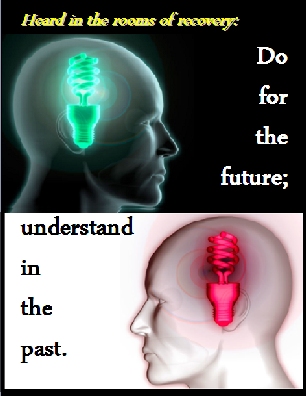 Do for the future; understand in the past. #Doing #Undersatnding #Recovery
